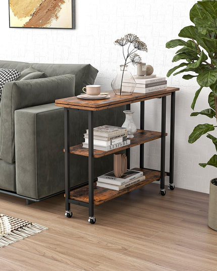 Giantex 360° Free Rotating Sofa Side Table