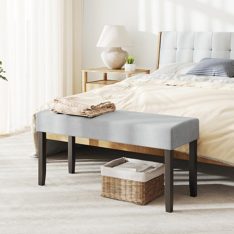 Giantex Upholstered Entryway Bench for Living Room