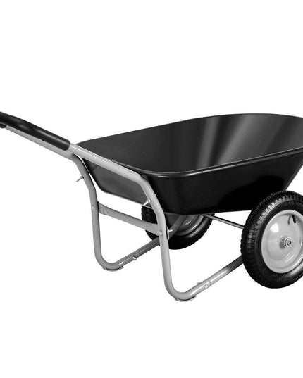 Giantex 2 Tire Wheelbarrow Yard Garden Cart 330Lbs Load Capacity