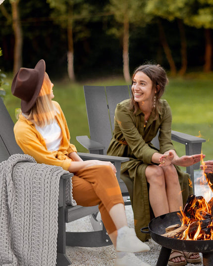 Giantex Outdoor Rocking Chairs for Porch - Waterproof HDPE Adirondack Rocker, 330lbs Weight Capacity