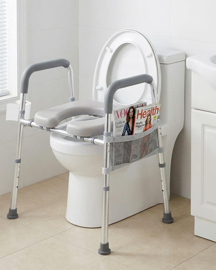 Giantex Raised Toilet Seat with Handles