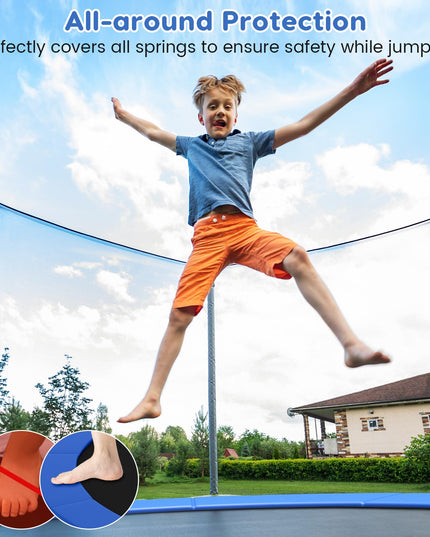 Giantex 14ft / 15ft / 16ft Trampoline Replacement Safety Pad With Opening Design