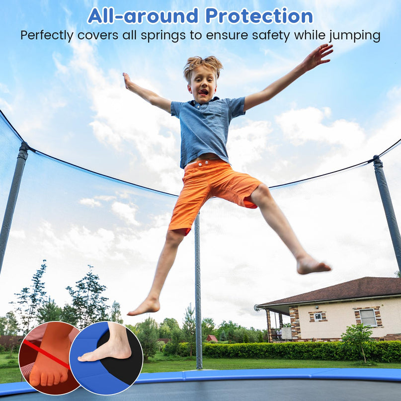 Giantex 14ft / 15ft / 16ft Trampoline Replacement Safety Pad With Opening Design