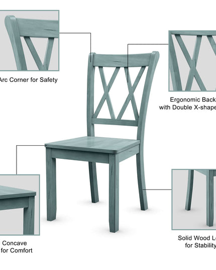 Giantex Rubber Wood Dining Room Side Chair