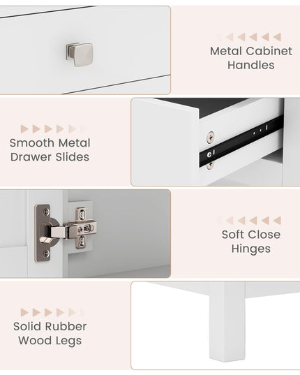 Giantex Bathroom Vanity with Ceramic Sink