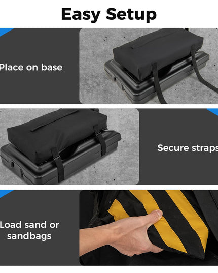 Giantex Basketball Hoop Sandbag, Heavy Duty Weighted Base Anchor for Portable Basketball Hoops