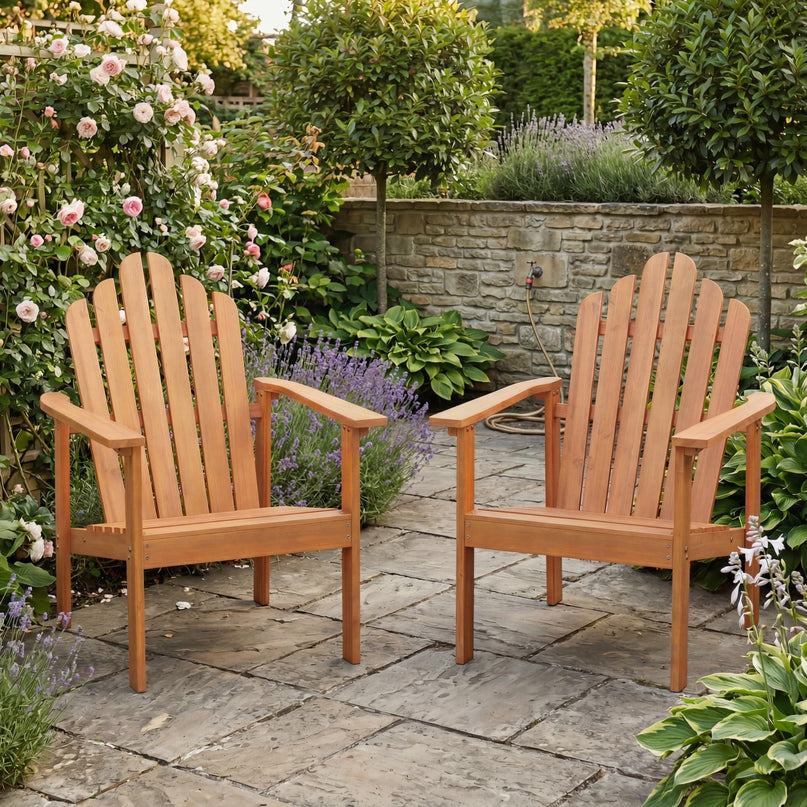 Giantex Stackable Adirondack Chair for Garden & Lawn