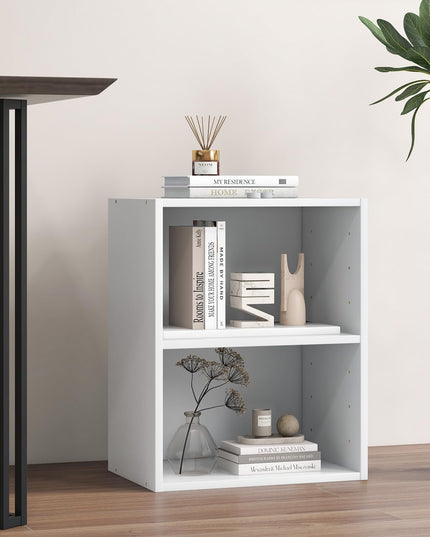 Giantex Bookshelf and Bookcase 2-layer Storage Shelf