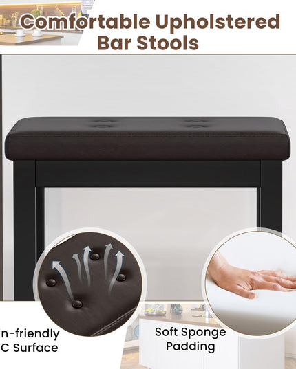 Giantex 24" Bar Stools Set