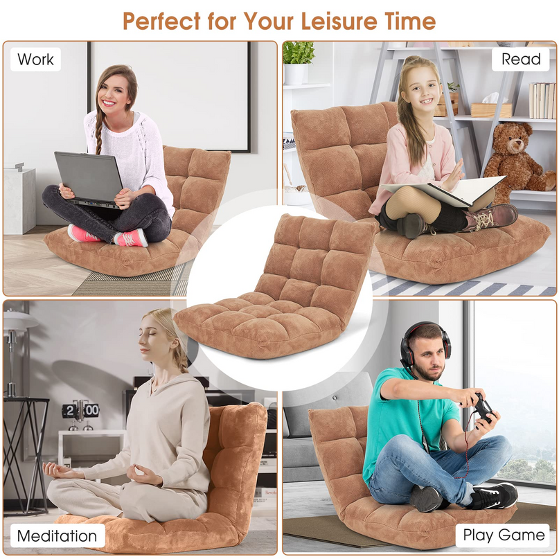 Giantex Floor Chairs for Adults - Floor Gaming Chair