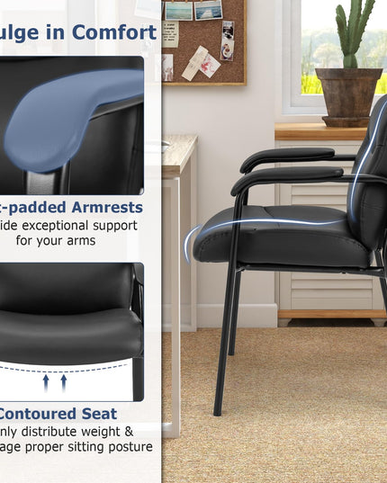 Giantex Waiting Room Chairs Set - Office Reception Chair Set