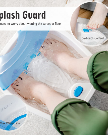 Giantex Foot Spa Bath W/Smooth Bubble Massage