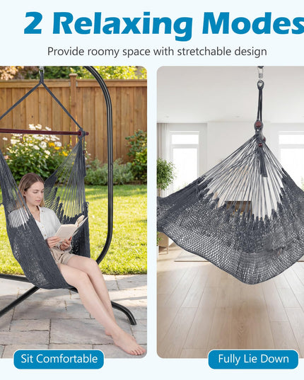 Giantex Caribbean Hammock Chair Large Hanging Chair