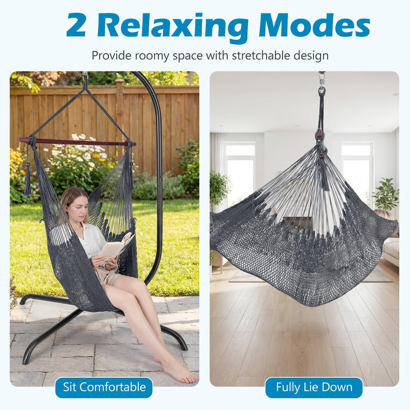 Giantex Caribbean Hammock Chair Large Hanging Chair