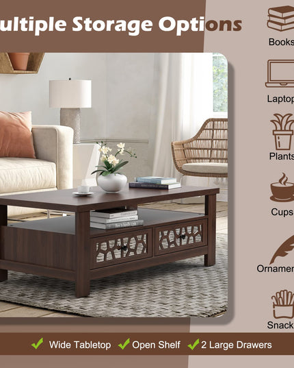 Giantex 3-Tier Coffee Table