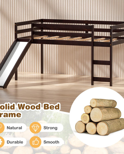 Giantex Loft Bed with Slide