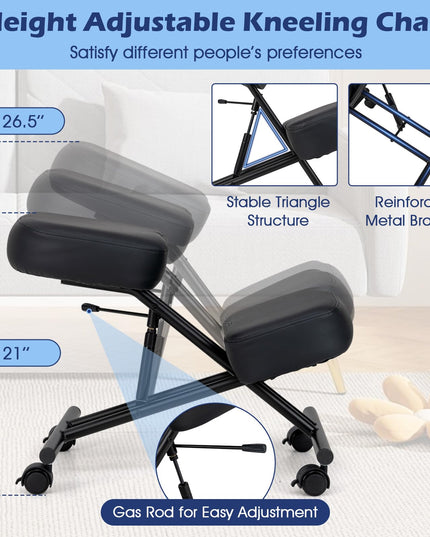 Giantex Ergonomic Kneeling Chair for Office