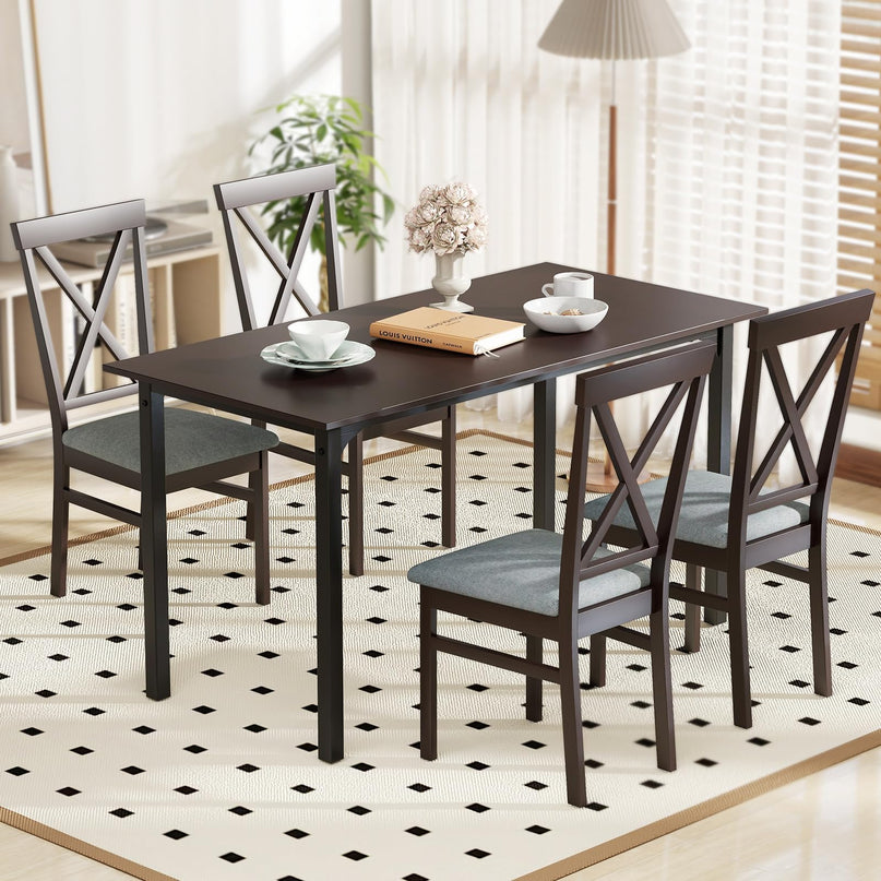 Giantex Wooden Dining Chairs Set for Dining Living Room Home