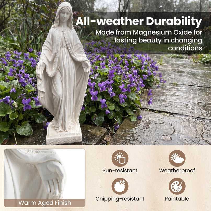 Giantex Virgin Mary Garden Statue 31.5"