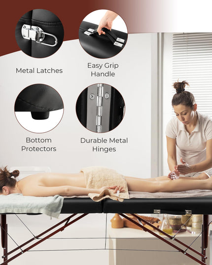 Portable Massage Table 84 Inch - Giantex