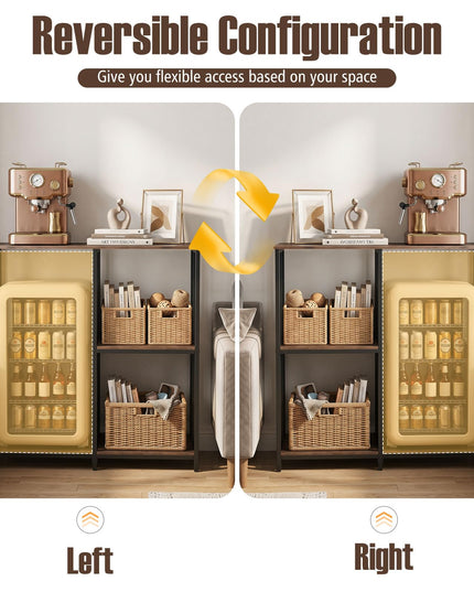 Giantex Kitchen Bakers Rack with Open Shelves