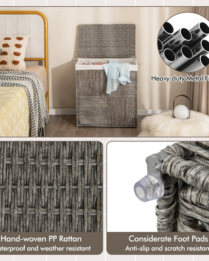 Panier à linge Giantex avec couvercle