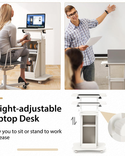 Giantex Mobile Podium Stand