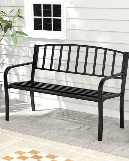 Giantex 660lbs Patio Garden Bench with Backrest