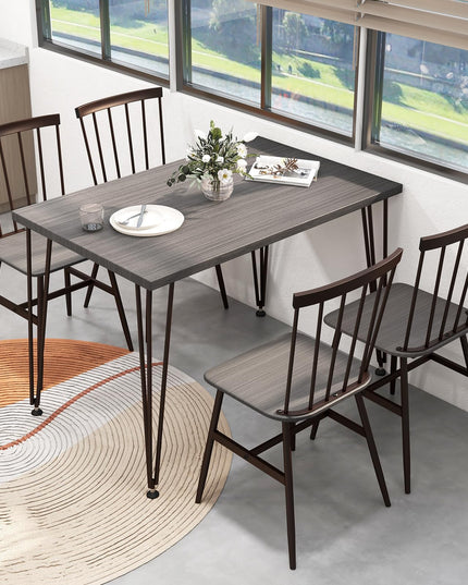 Giantex Dining Table Set for 4, Dining Set with Kitchen Table, Dining Chairs