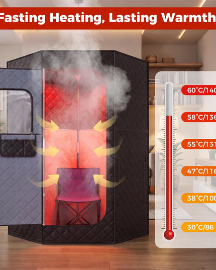 Giantex Indoor Personal Sauna Tent for Home Relaxation