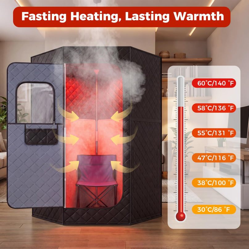 Giantex Indoor Personal Sauna Tent for Home Relaxation