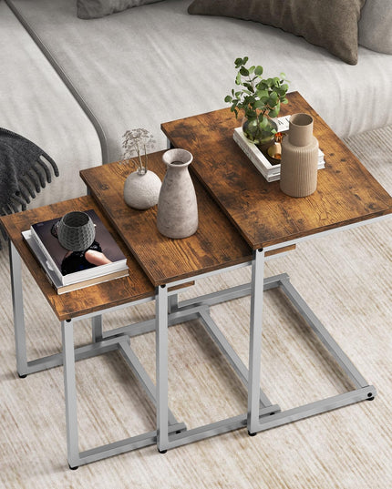 Giantex Nesting Coffee Table Set of 3