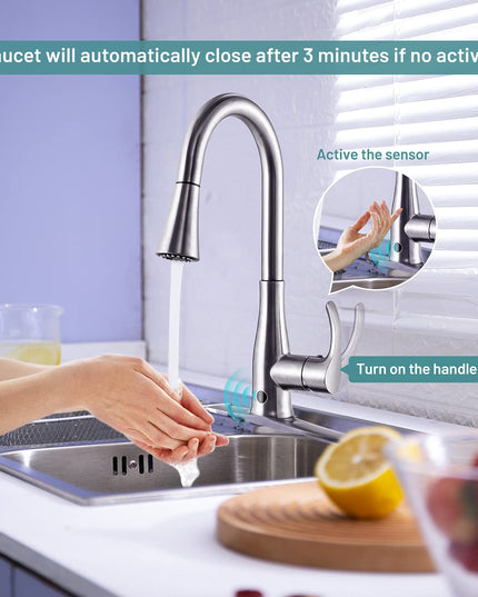 Giantex 304 Stainless Steel Touchless Kitchen Faucet