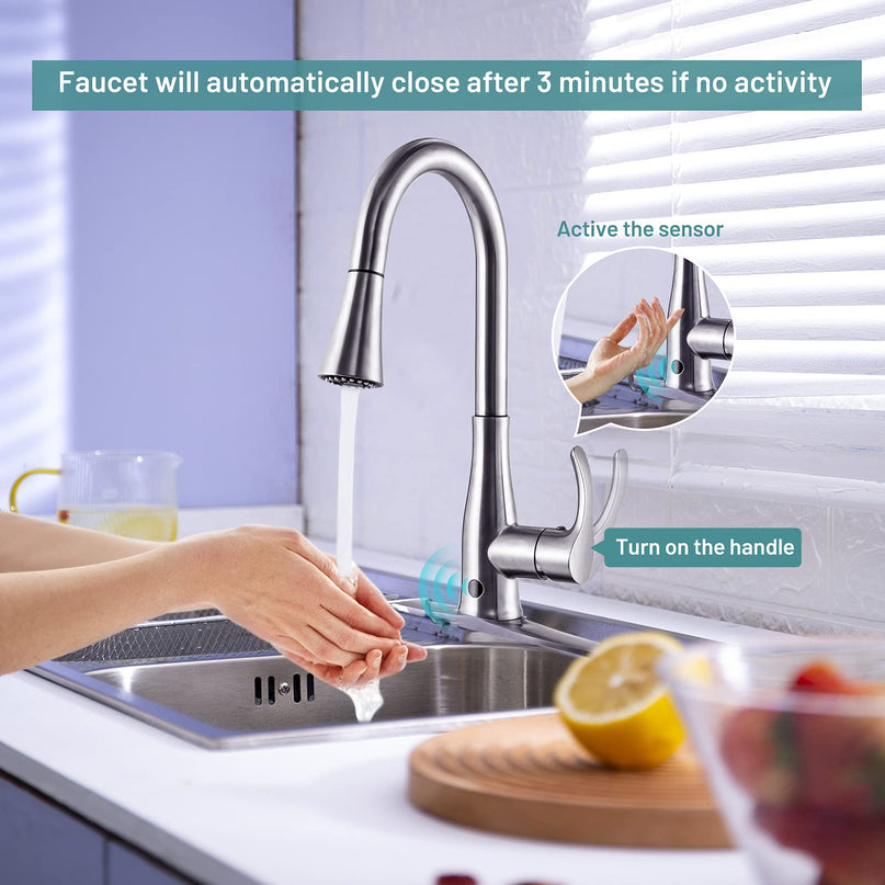 Giantex 304 Stainless Steel Touchless Kitchen Faucet
