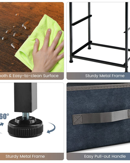 Giantex Nightstand with 2 Drawers