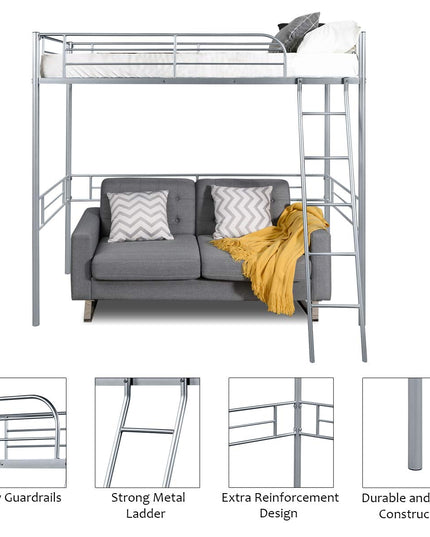 Giantex Heavy Duty Twin Loft Bed with Ladder