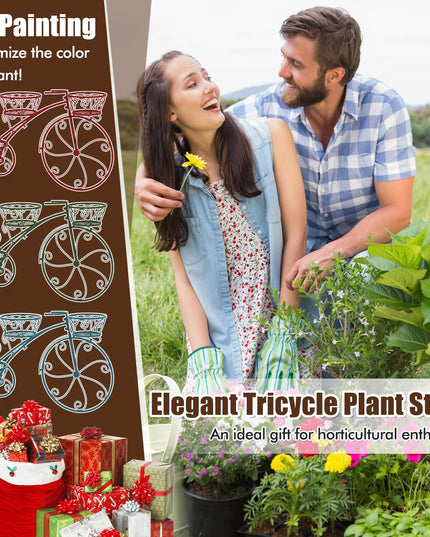 Giantex Metal Bicycle Planter