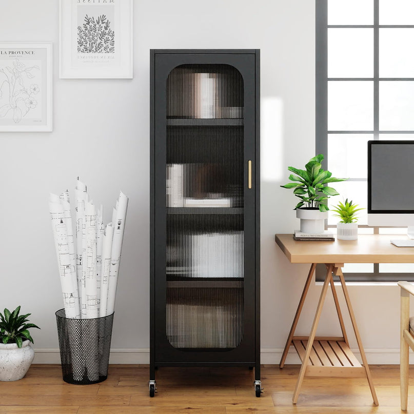 Armoire de rangement mobile à 5 niveaux Giantex