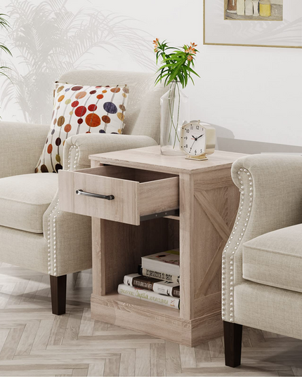 Wooden Sofa Side Table for Bedroom Office Study