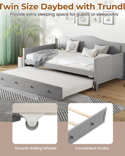 Giantex Twin Daybed with Trundle