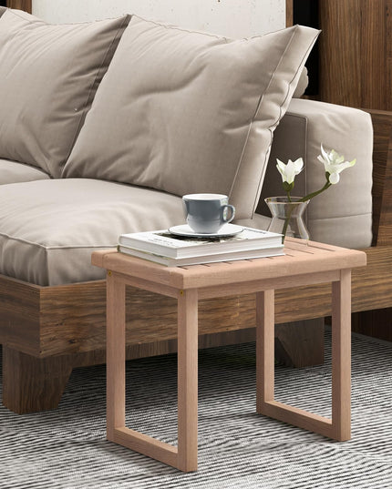 Giantex Teak Shower Bench for Inside Shower, 19" Waterproof Teak Shower Stool with Non-Slip Foot Pads
