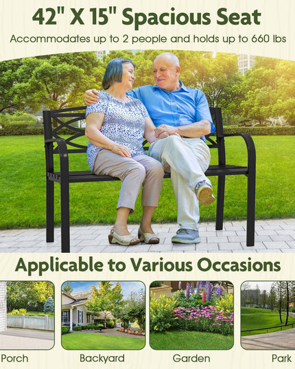 Giantex Outdoor Bench, 45.5” Patio Garden Bench