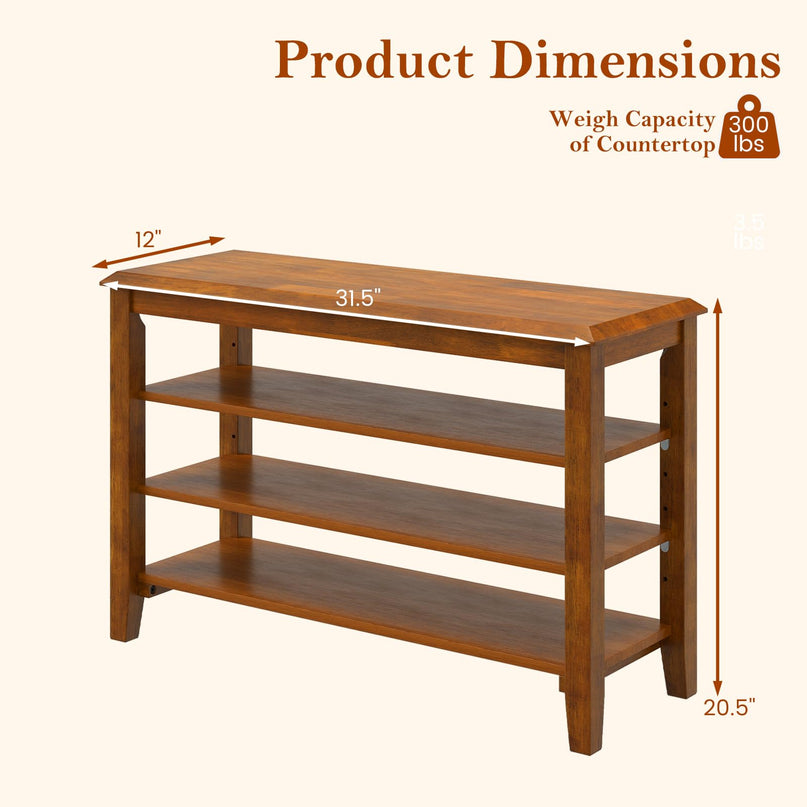 Giantex Mid-Century Modern Shoe Storage Bench for Entryway
