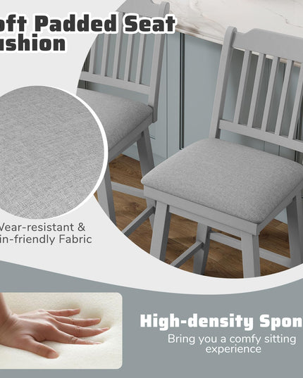 Giantex 25" Modern Bar Stools Set for Kitchen Island