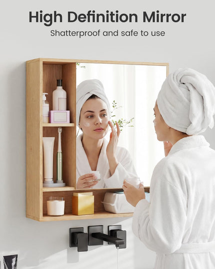 Giantex Bathroom Medicine Cabinet with Mirror