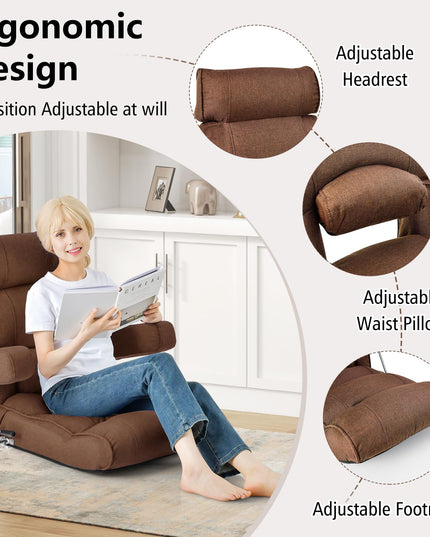 Adjustable Folding Sofa Chair - Giantex
