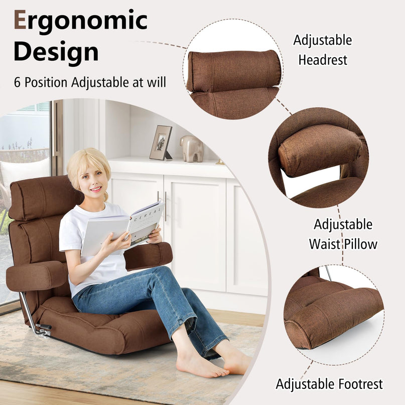Adjustable Folding Sofa Chair - Giantex