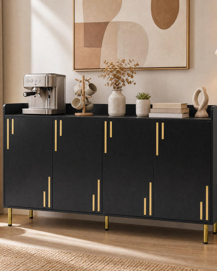 Giantex 55" Buffet Cabinet with 4 Doors