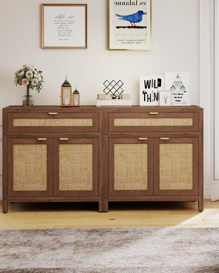 Giantex Sideboard Buffet Cabinet w/ 2 Doors