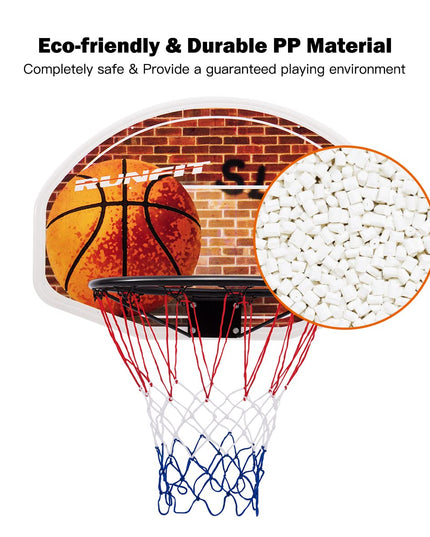 Giantex Basketball Hoop for Door, 29 X 20 Inch Hanging Basketball Board Family Games